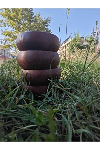 KAMPTEK Organic Design Wooden Snack Bowl - Small Size, 1 Piece