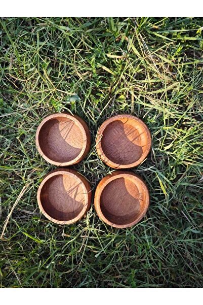 KAMPTEK Organic Design Wooden Snack Bowl - Small Size, 1 Piece