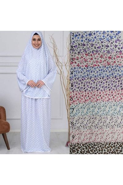 Şahane Prayer Clothes 2 Pieces Prayer Rug Prayer Beads Yasin