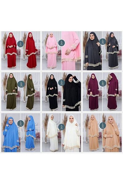 Şahane Prayer Clothes 2 Pieces