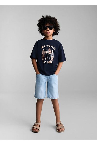 MANGO Kids Surfovací tričko s potiskem