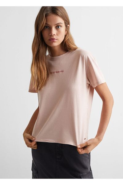 Mango Teen Tricou Roz Pentru Copii