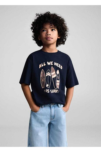 MANGO Kids Surfovací tričko s potiskem