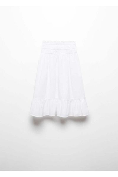 MANGO Kids Fusta Albă Pentru Copii