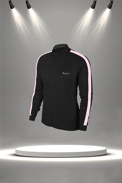 POSEIDON STORM Plus Size Black Supra Combed Cotton Tracksuit - Anti-Sweat Breathable (4XL-10)