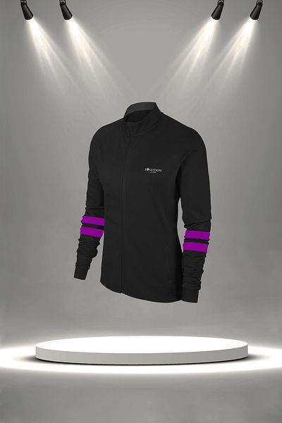 POSEIDON STORM Plus Size Women's Black New Supra Combed Fabric Training Tracksuit Set (4Xl-10Xl)