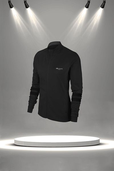 POSEIDONSTORM Черен комплект за спортисти от пенирана материя Supra - удобен за ходене и бягане (4XL-10XL)