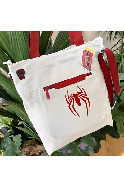 Toum PMG SHOP - Spider Canvas Messenger Bag