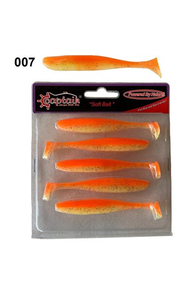 3075 Shad Tail Soft 10cm 4.7gr 5-Pack Silicone Feed Needle Free 007