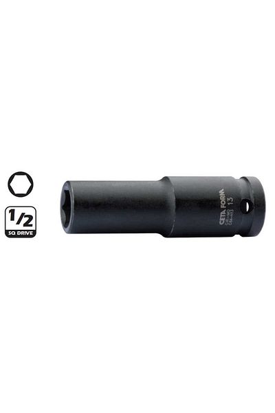 Ceta Form C64-h27 27mm 1/2” 6 Corner Deep Air Socket Wrench