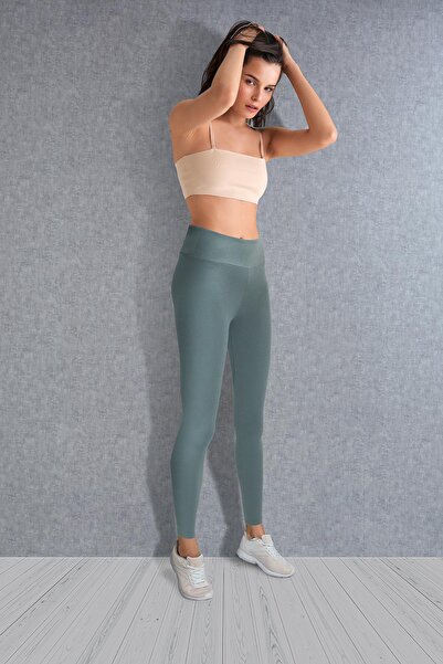 Doreanse Kadın Yüksek Bel Fitilli Spor Tayt 8041