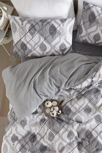 Zeynep Tekstil Single Cotton Duvet Cover Set - Duvet Cover and Pillowcase| BED WITHOUT SHEET