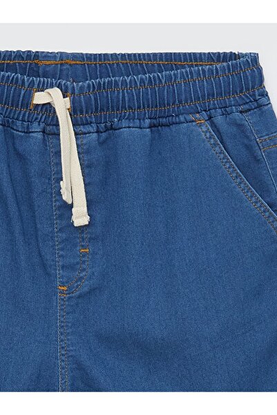 LC Waikiki Kényelmes, rugalmas derekú fiú farmer rövidnadrág