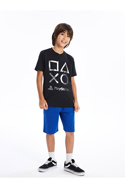 LC Waikiki Chlapecké tričko s potiskem PlayStation – LCW Crew Neck