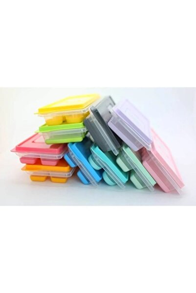 Ms. Iron Bas Parmak Silikon Buz Kalıbı 12 Bölmeli Buz Kalıbı Silikon Buzluk B...