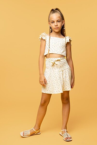 DeFacto Floral Patterned Girl's Skirt - B0768a823hs
