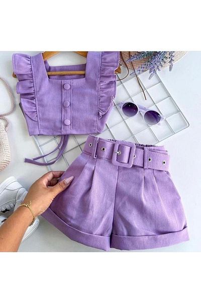 gül garden Girls' shorts girls' shirt