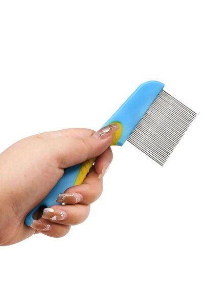 NEYSTORE Uzun Dişli Paslanmaz, Plastik Tutma Saplı, Bit, Böcek vb. Temizleme ...