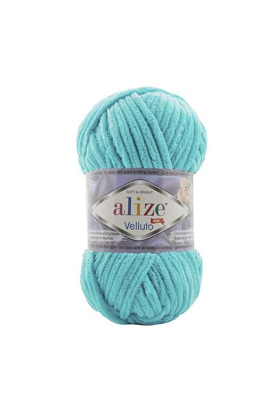 Alize Velluto Velvet Hand Knitting Yarn Κωδικός χρώματος: 490-cam Belly