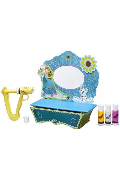 Genel Markalar Lisanslı - Doh Vinci Frozen Makyaj Masası Tasarım Seti B5512