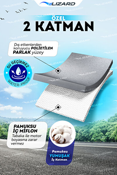 ByLizard Suv Araçlara Uyumlu Su Geçirmez Araba Brandası Oto Branda Araba Örtüsü Araç Çadırı