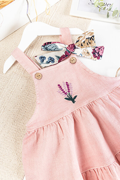 Babymod Κεντητό λουλούδι καλοκαιρινό κοριτσίστικο φόρεμα