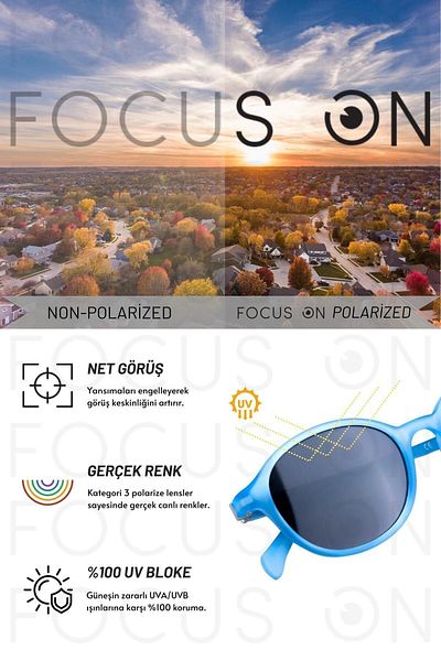 Focus On 1-5 Years Old Polarized Children's Sunglasses
