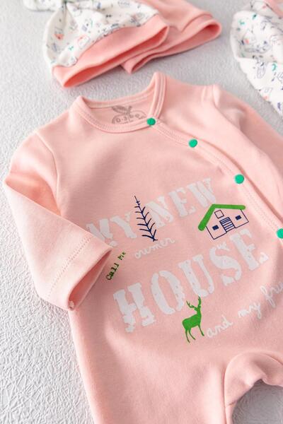 Babymod Baby Girl Jumpsuit Double Long Sleeve Jumpsuit Set