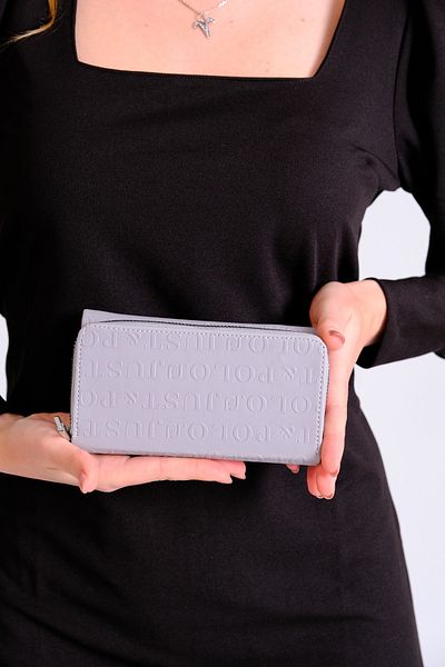 Just Polo Multifunctional Vegan Women's Wallet - 8 Cards, 1 ID Compartment, Snap and Zipper Closure, 1003
