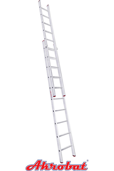 AKROBAT MERDİVEN 2x2=4 Mt Alüminyum Sürgülü Merdiven