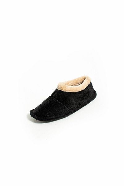 UCC Unisex Μαύρες Παντόφλες Home Boots Home Παπούτσια Χοντρή ελαφριά άνετη σόλα