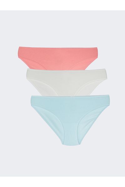 LC Waikiki Pachet de 3 chiloți bikini uni