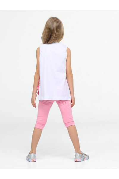 Casabony Flamingo Ruffle Tunic Set