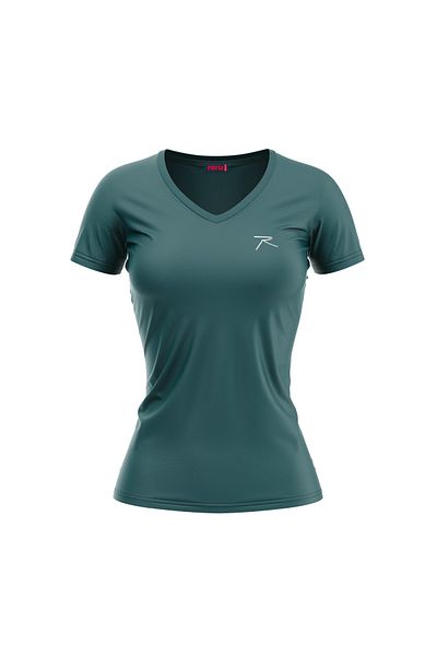 raru Дамска тениска MULIER GREEN - 100% памук