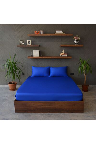 Yuvam Double Cotton Satin Sheet Set