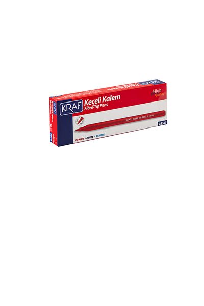 KRAF Set of 10 Red Felt Pens
