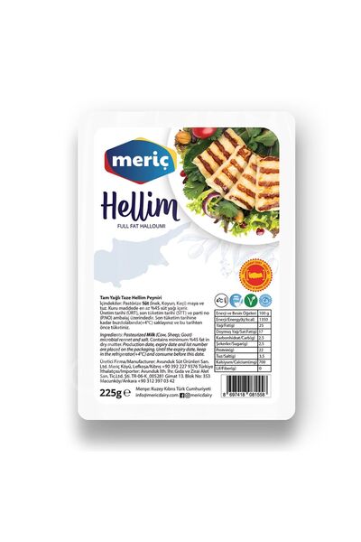 MERİÇ Meriç Hellim Peyniri 225 Gr
