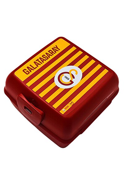 Galatasaray 4 Bölmeli Çubuklu Plastik Beslenme Kabı (24573)