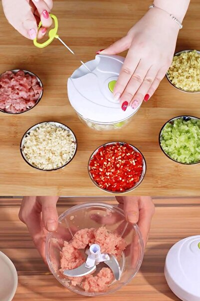 Global Ersat 3-Blade Fast Vegetable Chopper - Rondo with String