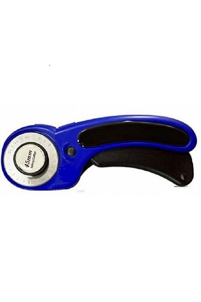 Kırkyama Patchwork Home 45mm Patchwork Clipper Blade Navy Blue Rotary Roulette Blade Handcrafted