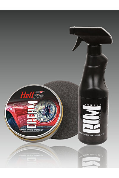 hellfireeu HellFire Seramik Katkılı Krem Cila(100gr) ve Demir Tozu(500ml)