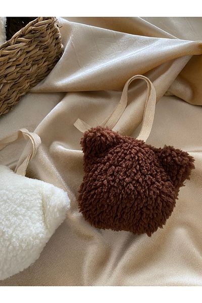 vivimade Brown Teddy Bear Pacifier Strap