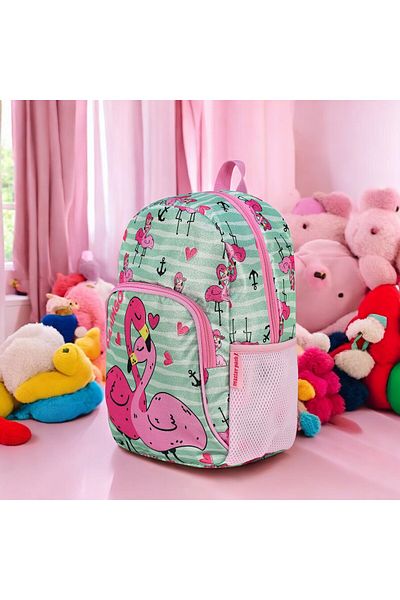 Shopiolog Kindergarten Nursery Daily Use Backpack for Girls - Waterproof, 2 Compartments