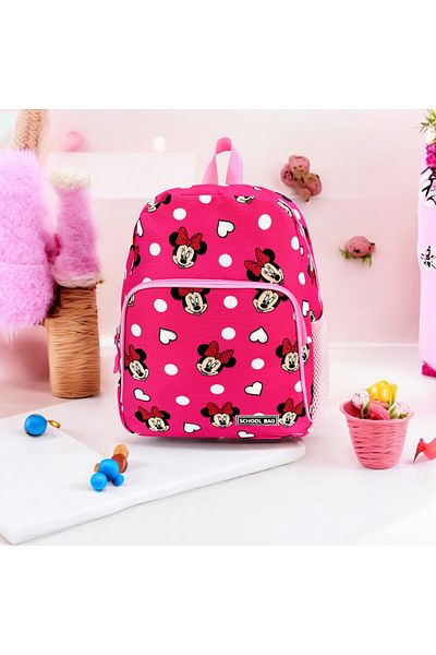 Shopiolog Kindergarten Nursery Daily Use Backpack for Girls - Waterproof, 2 Compartments