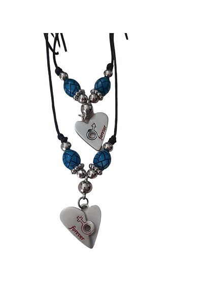 ÇEÇEN HOME 2-Piece Evil Eye Beaded Necklace Set