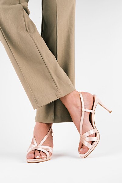 MY DERİ Evany satenske ženske gaćice sa tri pruge Cipele sa štiklom - 3314