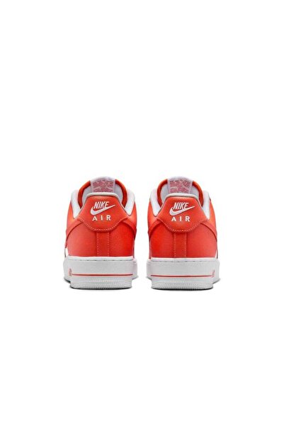 Nike Air Force 1 '07 Erkek Kırmızı/Beyaz Renk Sneaker Ayakkabı
