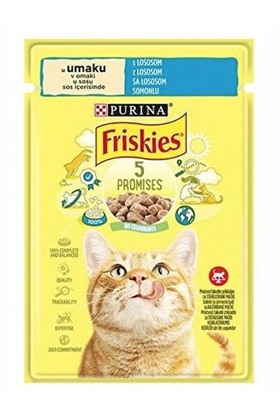 Friskies Somonlu Soslu Yaş Kedi Maması 85 gr