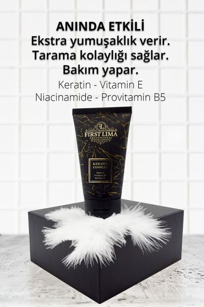First Lima Professional Yıpranmış Saçlar Için Keratin Bakım Seti: Reishi & Polen Şampuan - Keratin Complex - Hair Serum