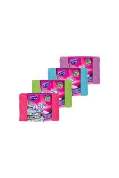 Parex Magıc Sünger 10 Adet Rengarenk Magic Bulaşık Süngeri...